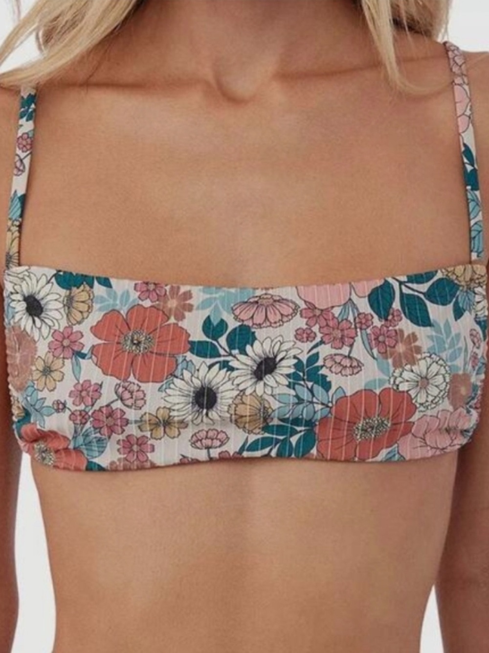 NWT✨ O'Neill Tenley Floral Jupiter Bikini Top XS